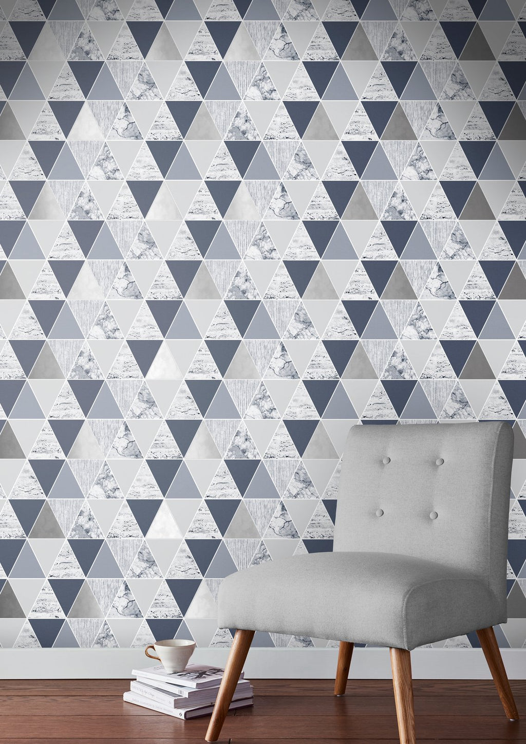 Reflections Blue Wallpaper