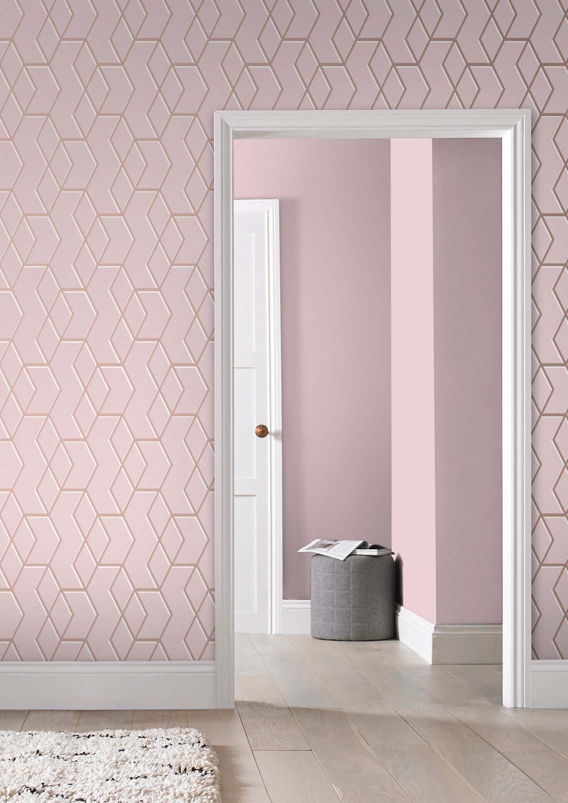 Archetype Pink Wallpaper