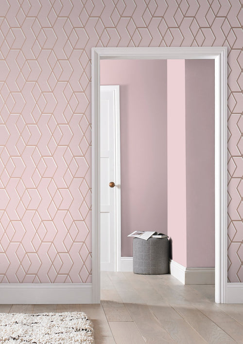 Archetype Pink Wallpaper