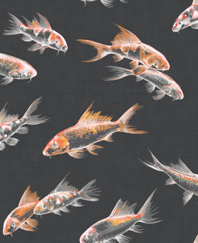Flow Black Wallpaper