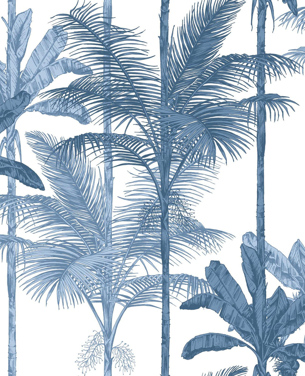 Jungle Cobalt Wallpaper