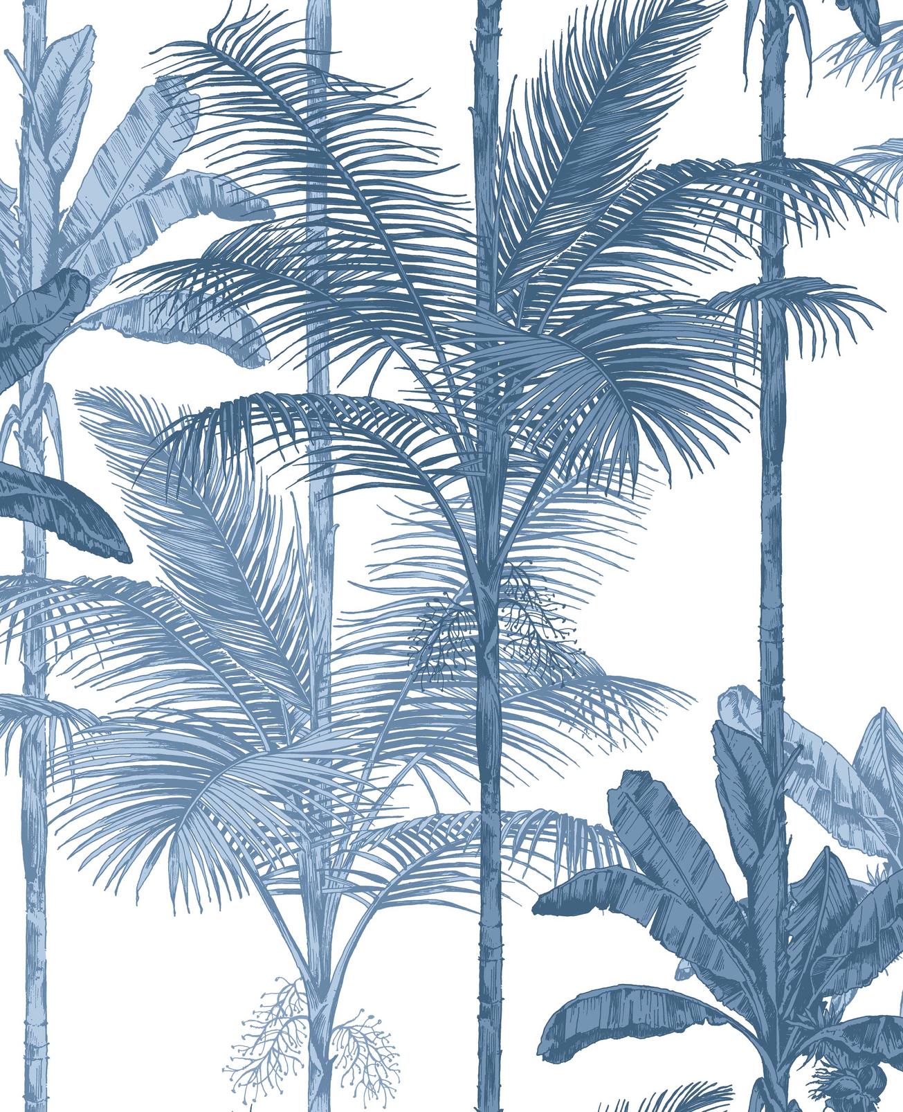 Jungle Cobalt Wallpaper