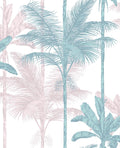 Jungle Blush Green Wallpaper