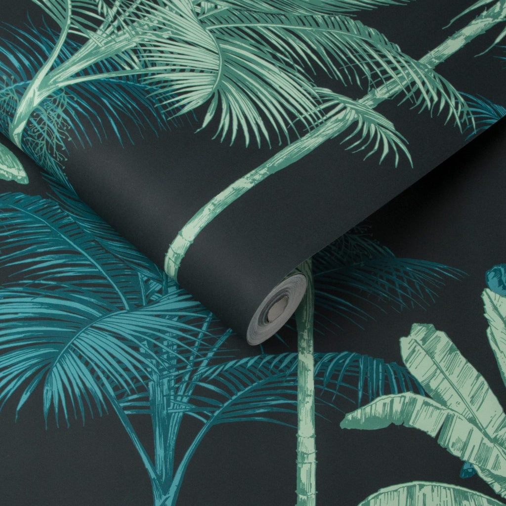 Jungle Mood Green Wallpaper