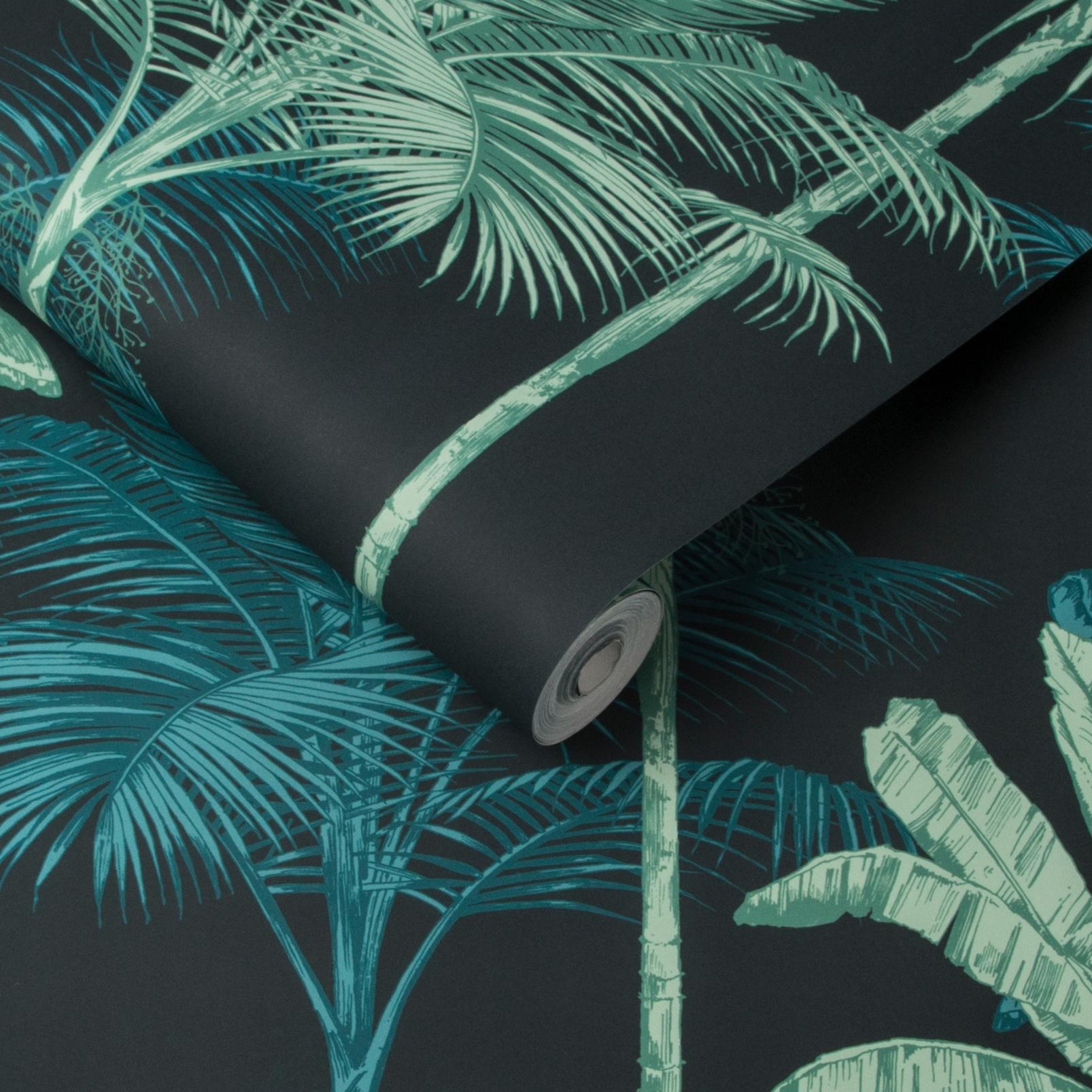 Jungle Mood Green Wallpaper