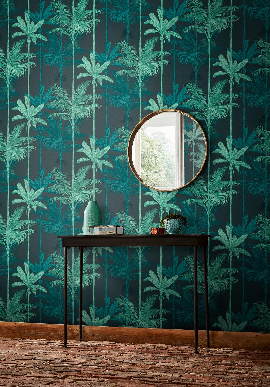 Jungle Mood Green Wallpaper