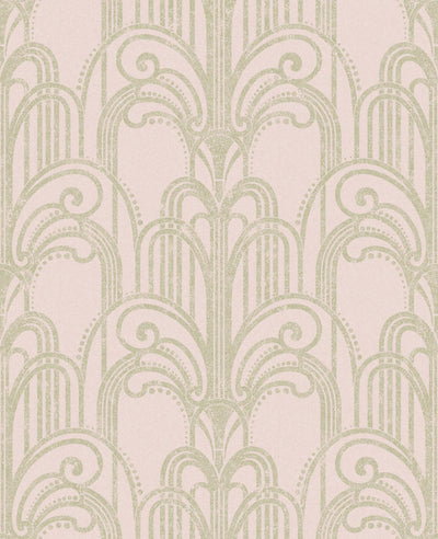 Art Deco Blush Wallpaper