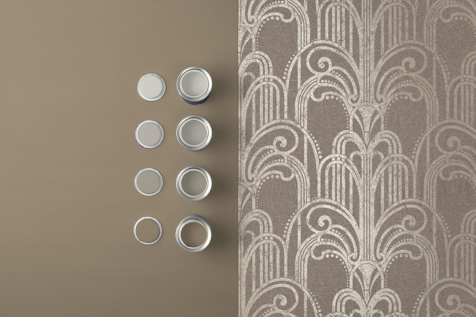 Art Deco Natural Wallpaper
