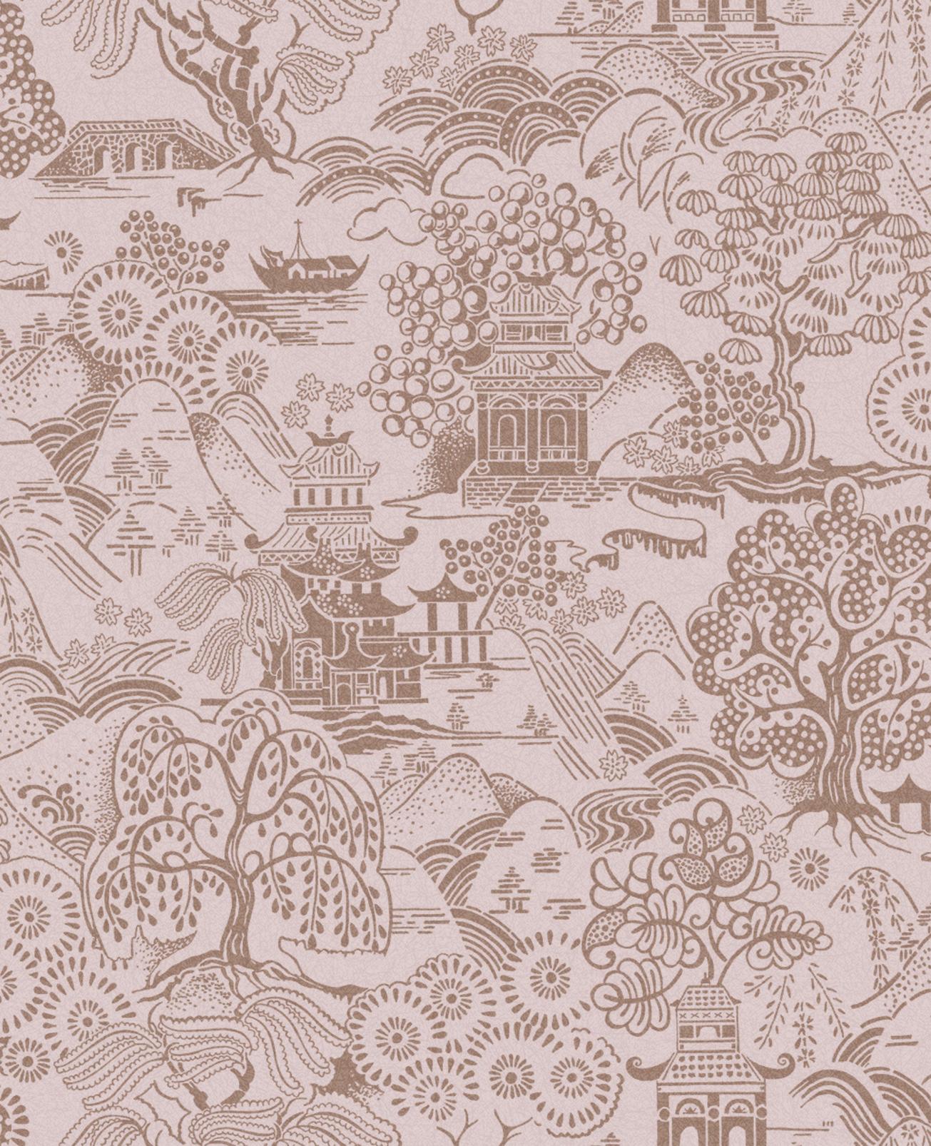 Basuto Pink Wallpaper