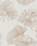 Lotus Cream Wallpaper