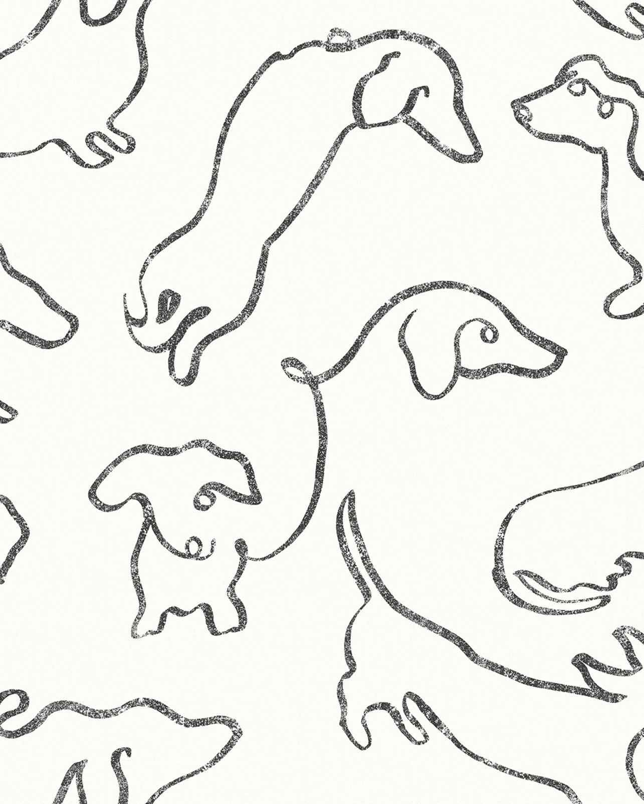 Buckley Monochrome Wallpaper