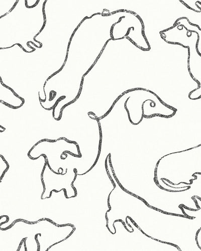 Buckley Monochrome Wallpaper