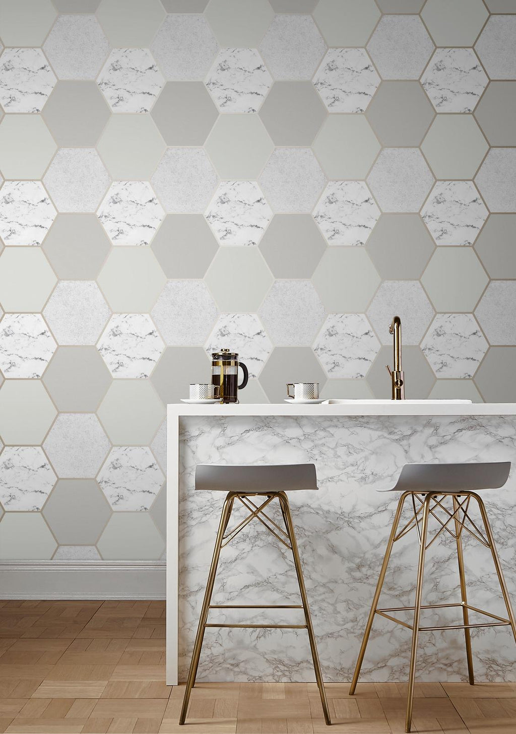 Earthen Taupe Wallpaper