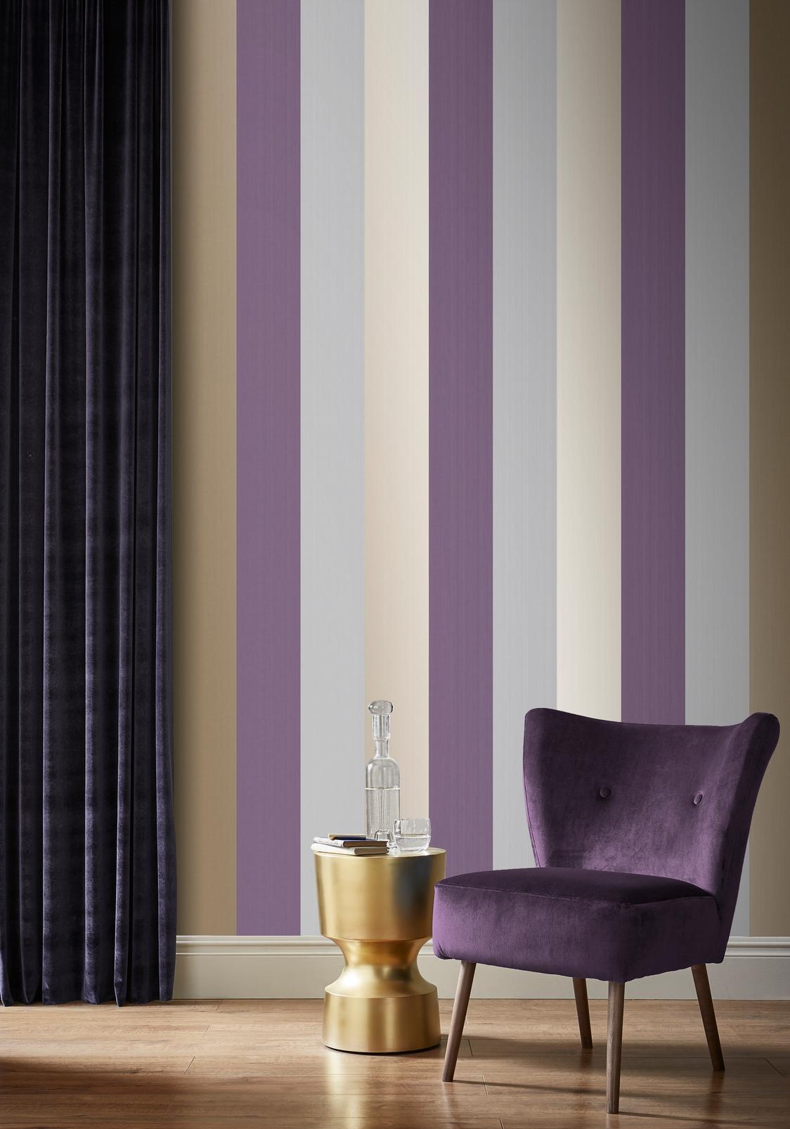 Figaro Mulberry Wallpaper