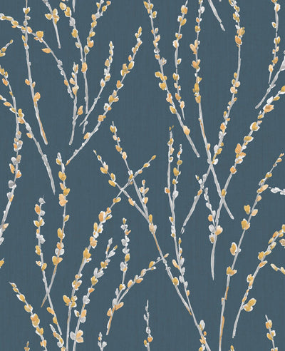 Floret Teal Wallpaper