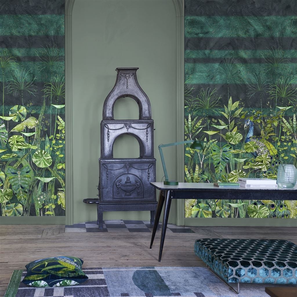 Arjuna Leaf Viridian (Scenes and Murals)