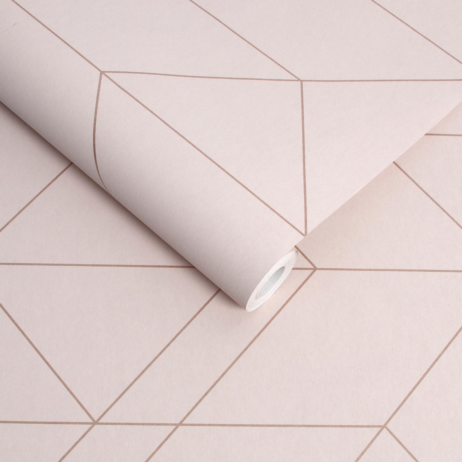 Balance Blush & Rose Gold Wallpaper