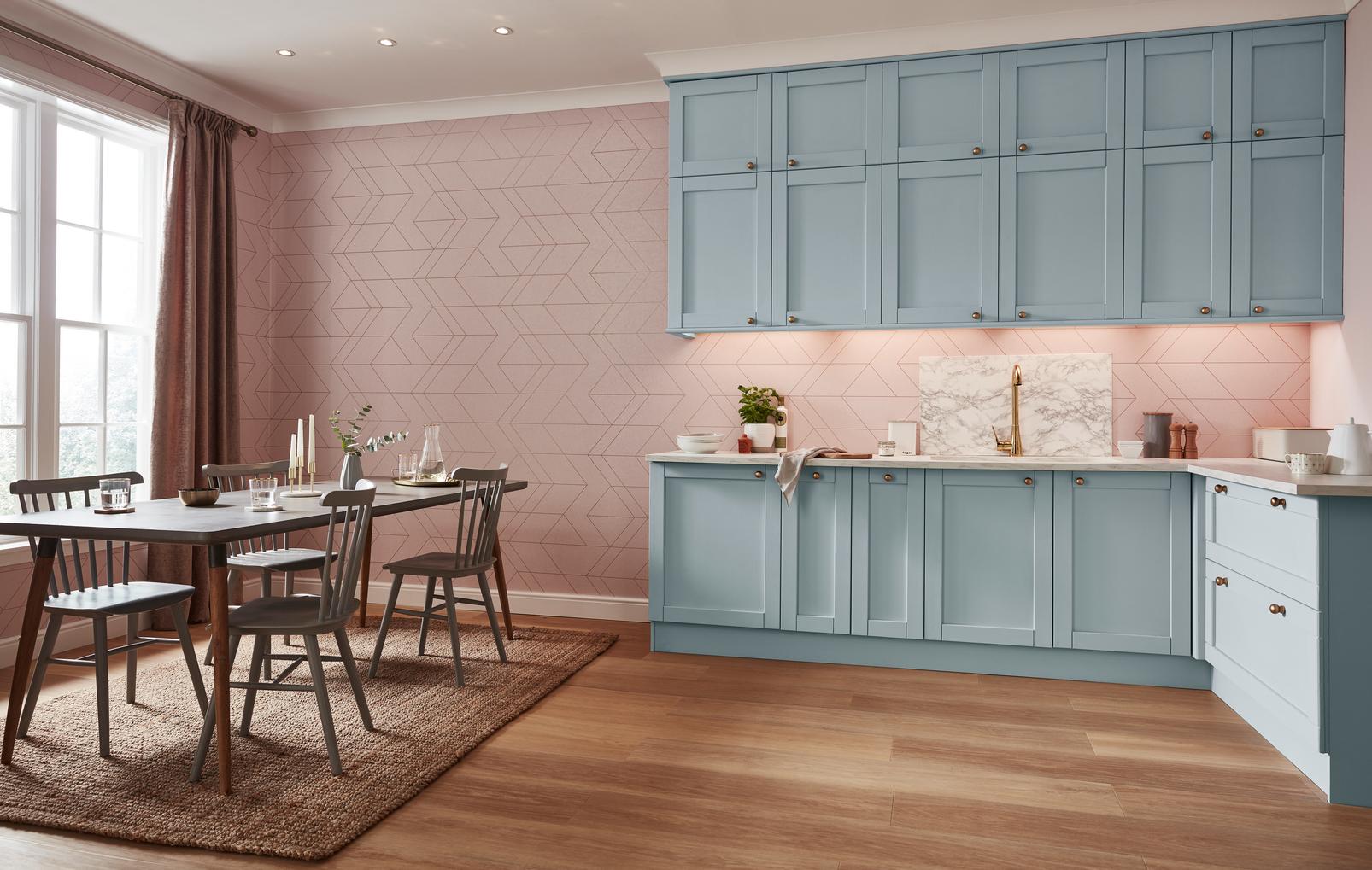 Balance Blush & Rose Gold Wallpaper