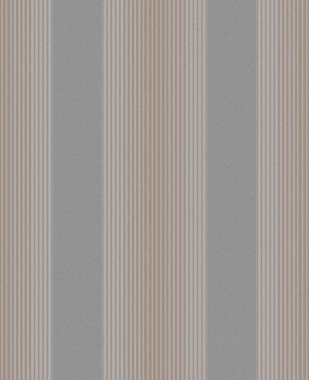 Lagom Stripe Grey & Rose Gold Wallpaper