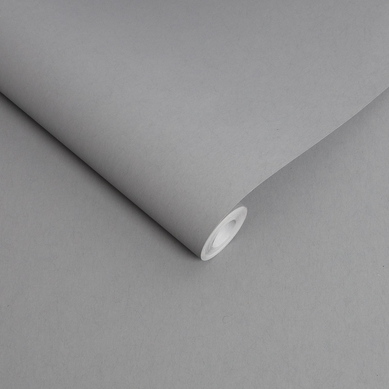 Lagom Grey Plain Wallpaper
