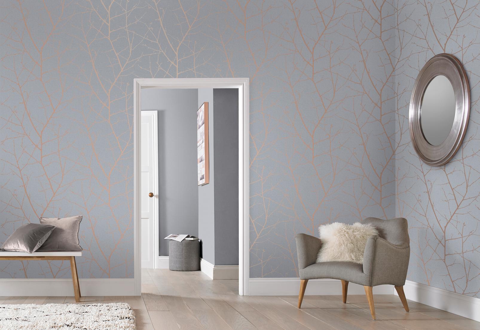 Boreas Soft Grey Wallpaper