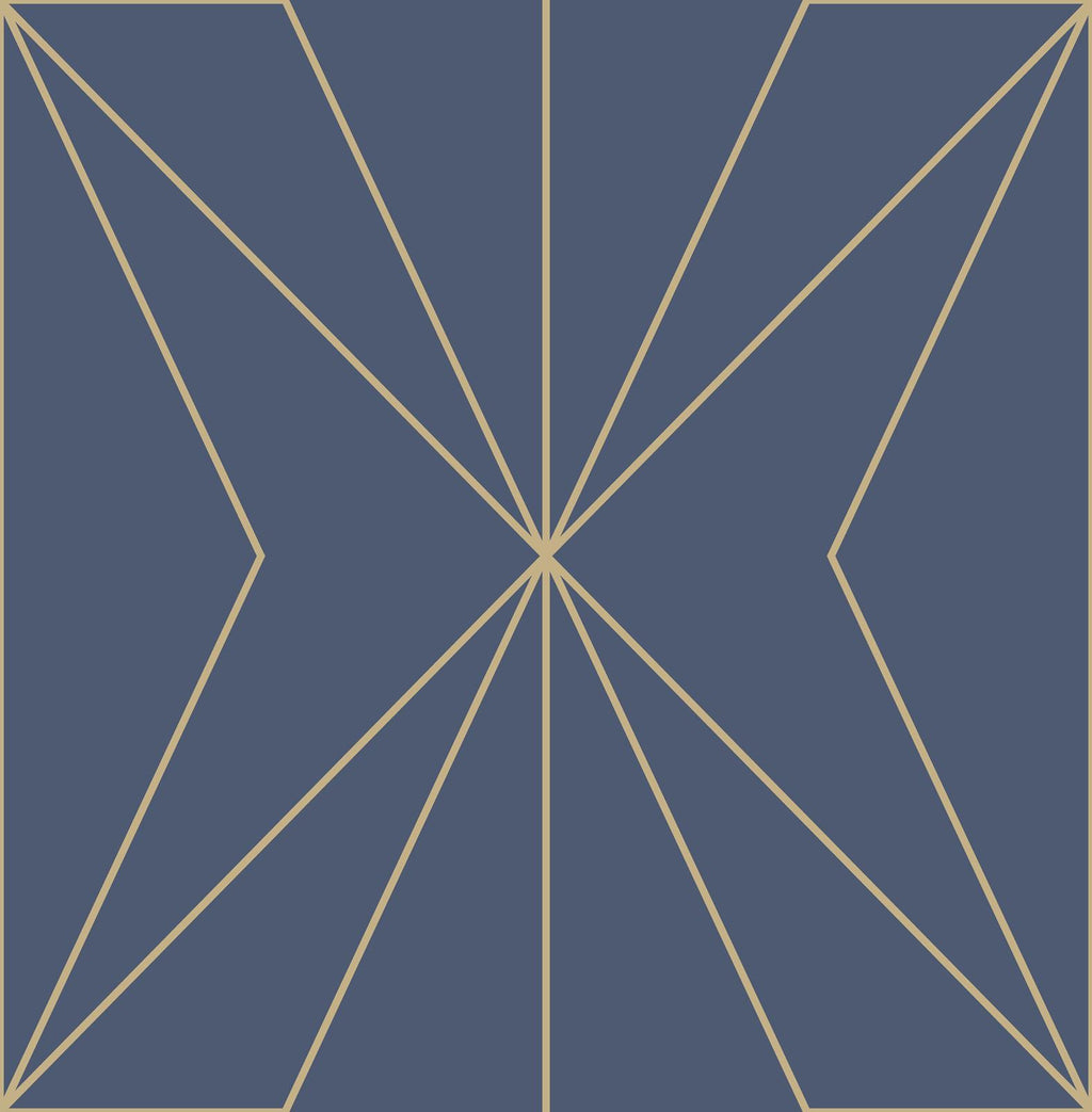 Harmony Navy Wallpaper