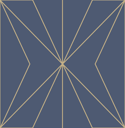 Harmony Navy Wallpaper