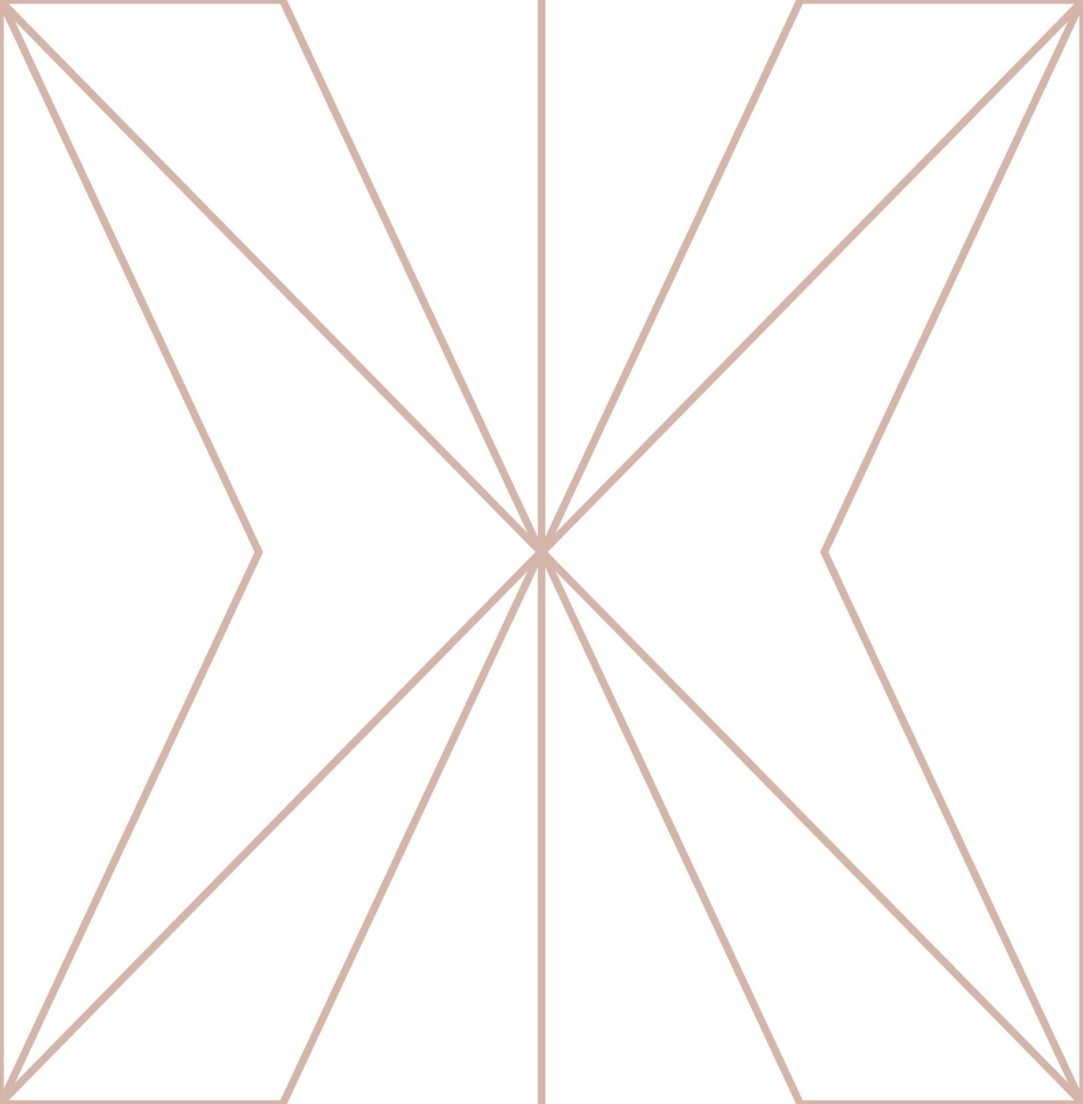 Harmony White Rose Gold Wallpaper