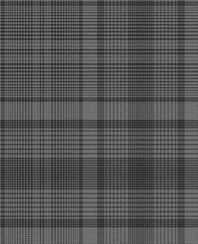 Heritage Plaid Charcoal Wallpaper
