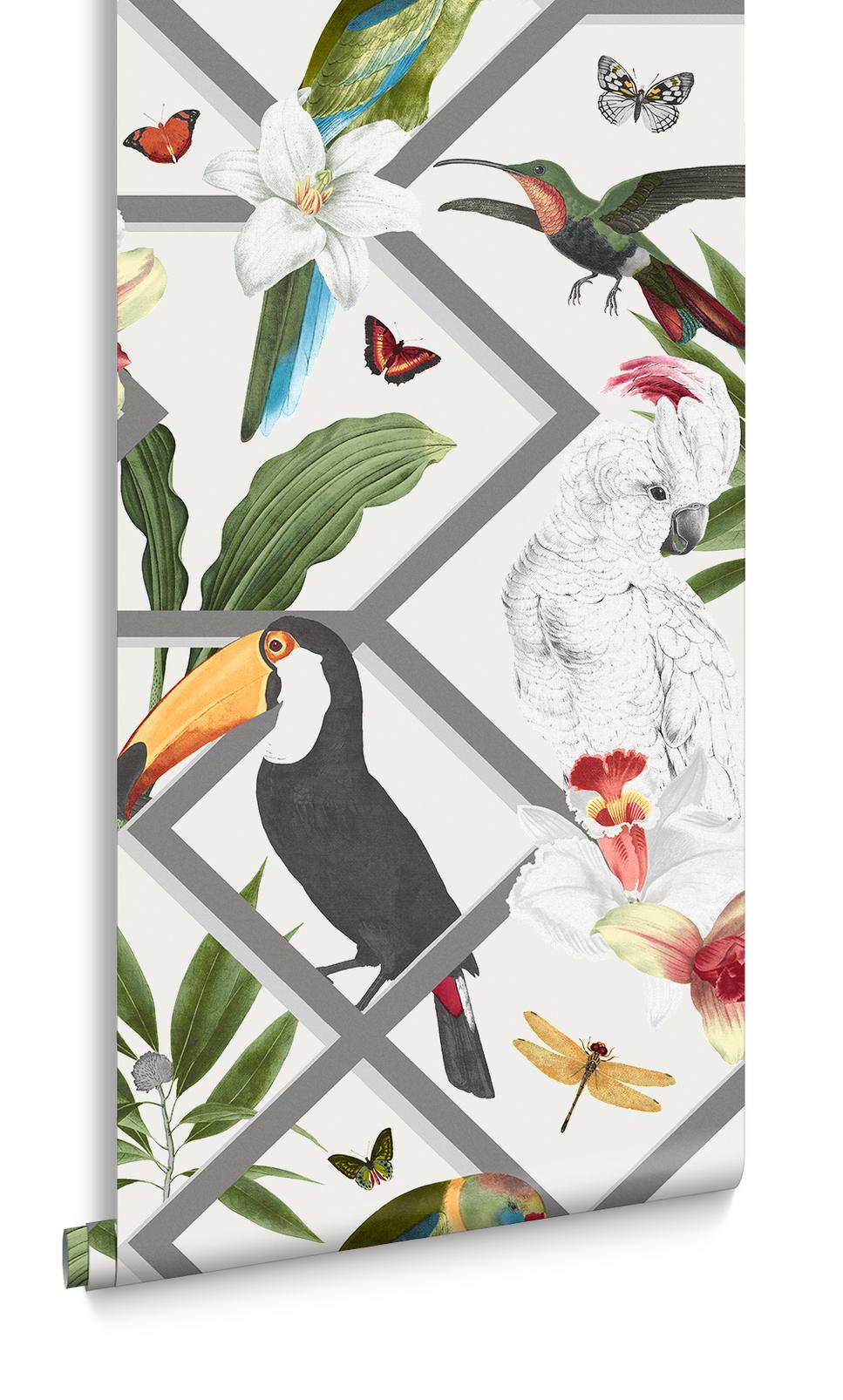 Perch White Wallpaper