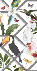 Perch White Wallpaper