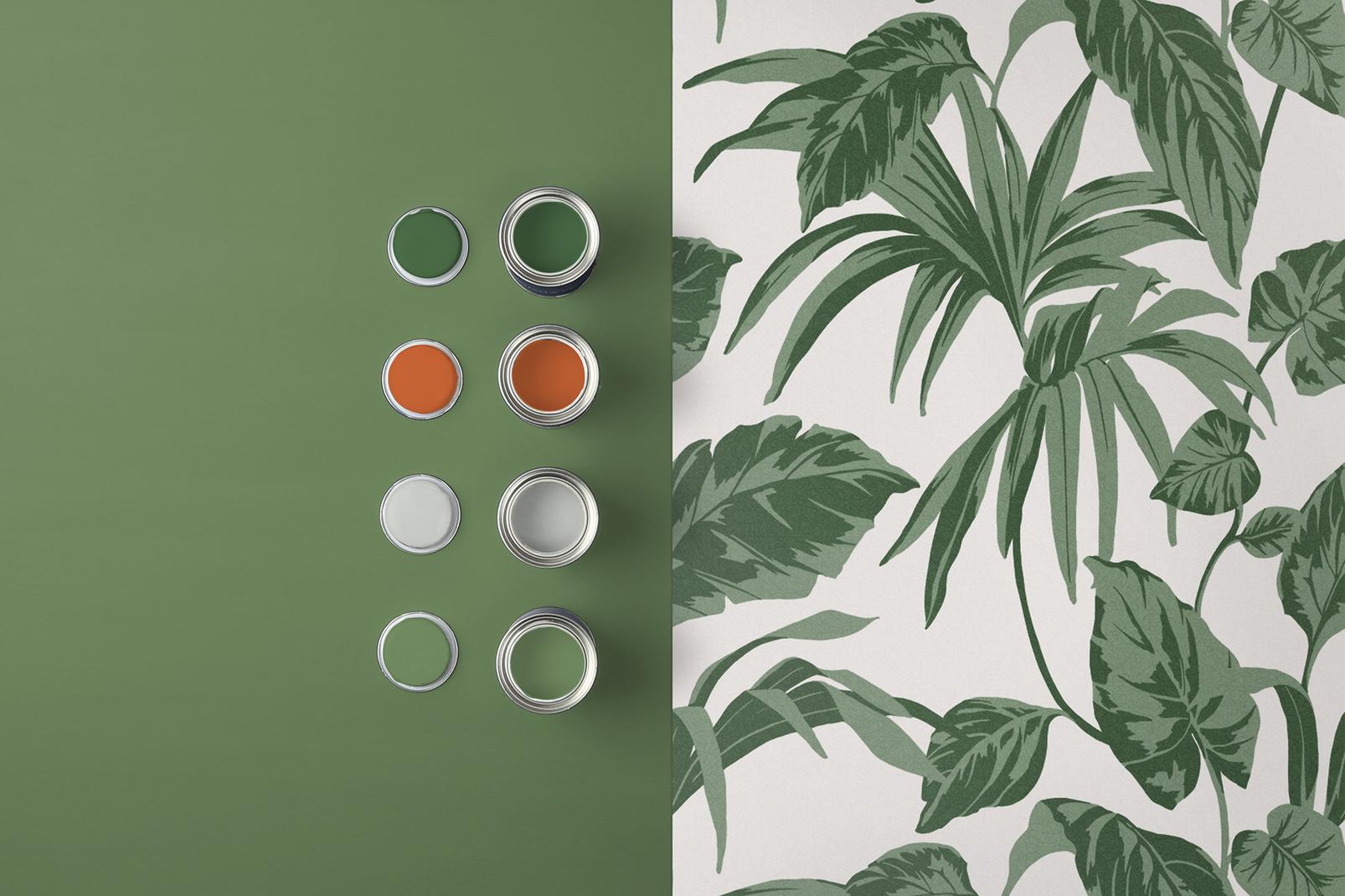 Palma Chalk Wallpaper