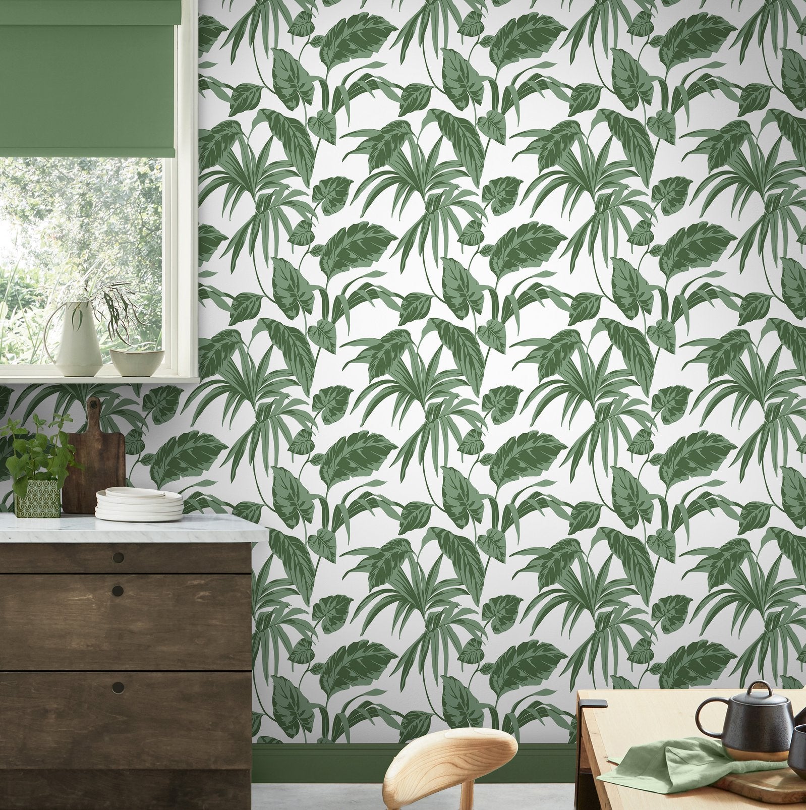 Palma Chalk Wallpaper