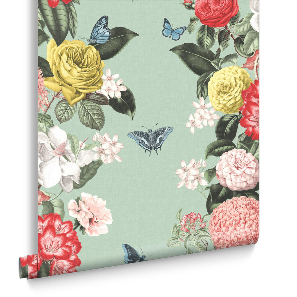 Bloomsbury Neo Mint Wallpaper