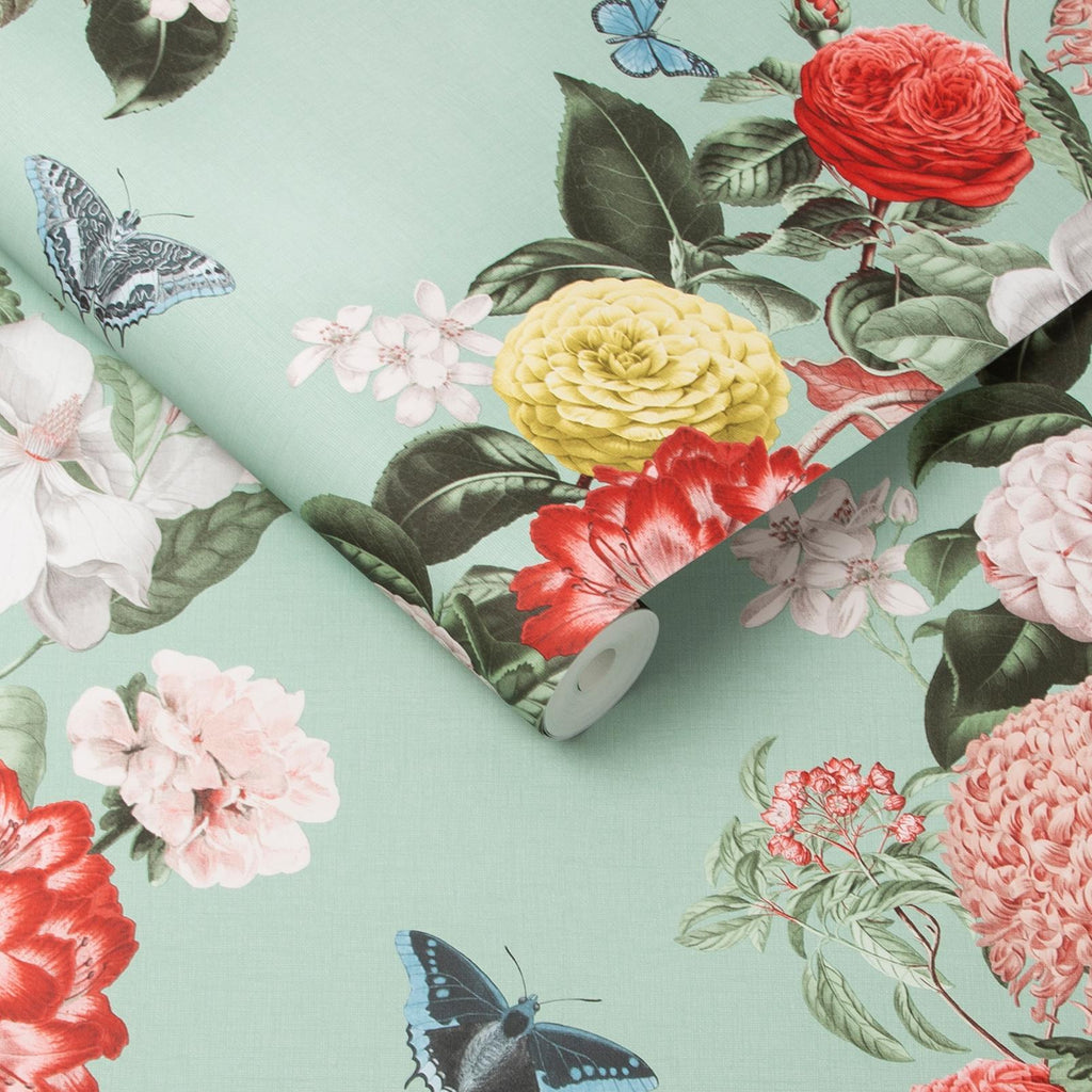 Bloomsbury Neo Mint Wallpaper