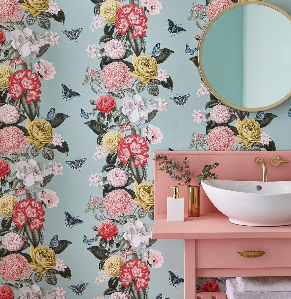 Bloomsbury Neo Mint Wallpaper
