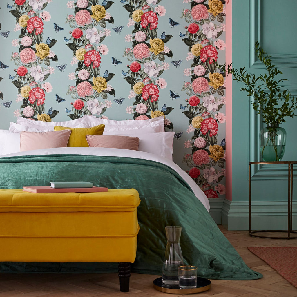 Bloomsbury Neo Mint Wallpaper