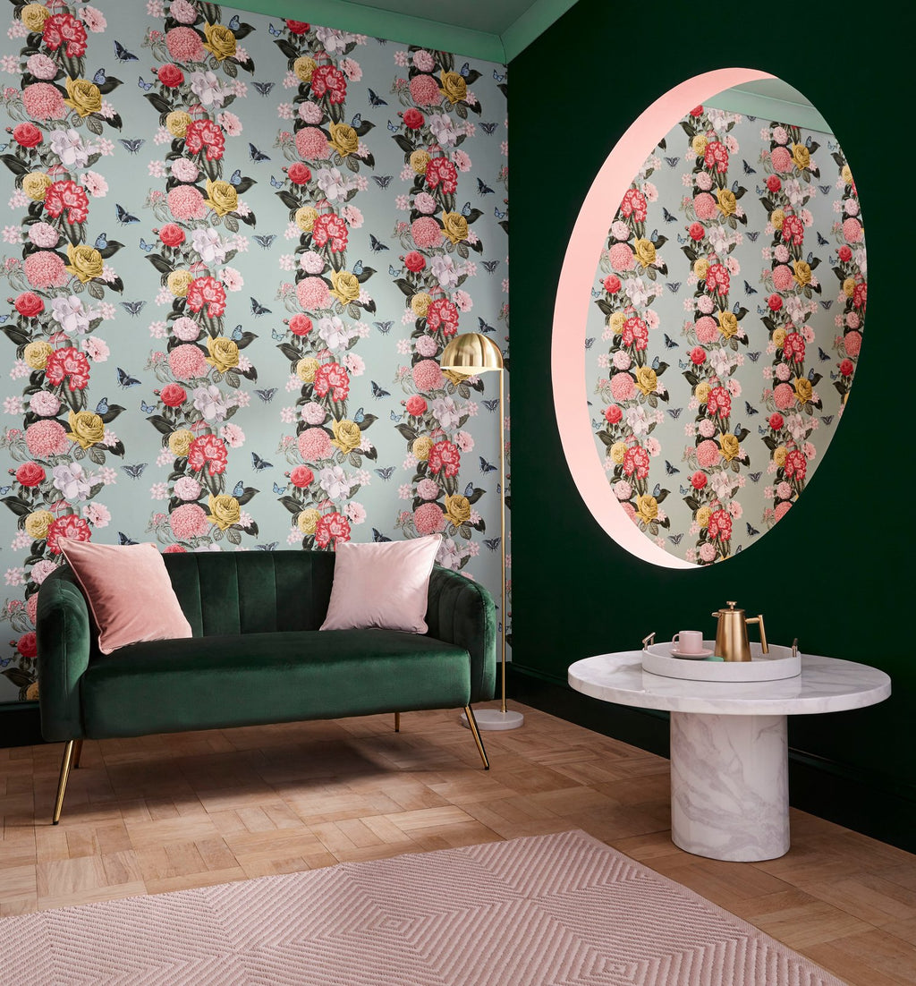 Bloomsbury Neo Mint Wallpaper