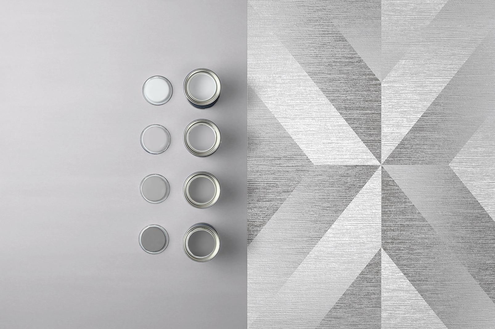Atelier Geo Slate Wallpaper