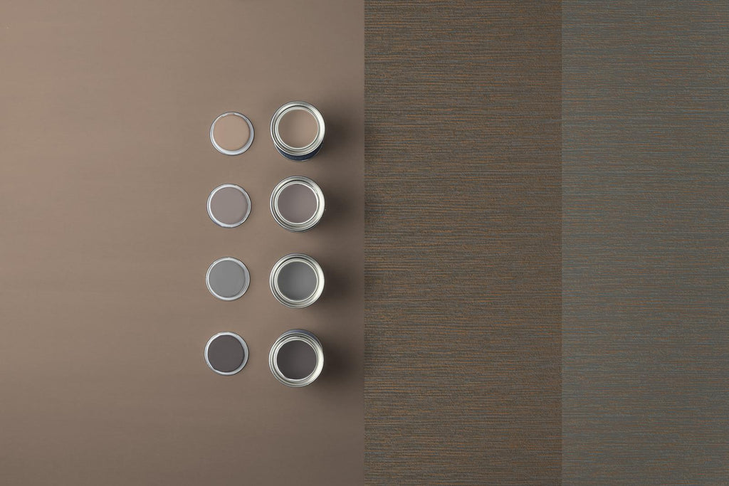 Atelier Stripe Bronze Wallpaper