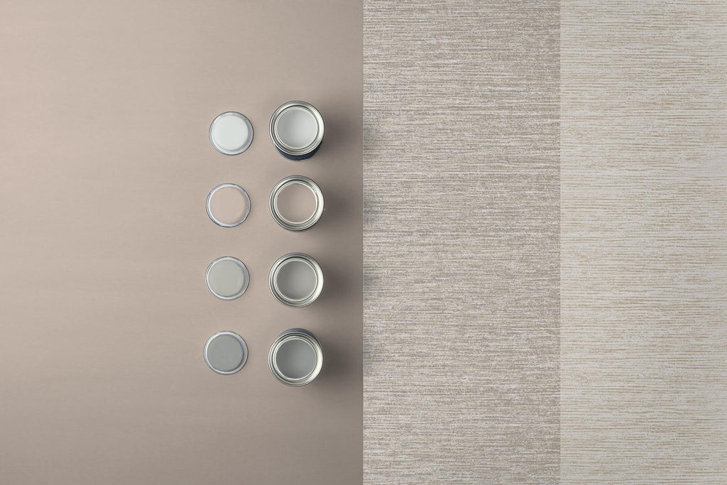 Atelier Stripe Stone Wallpaper