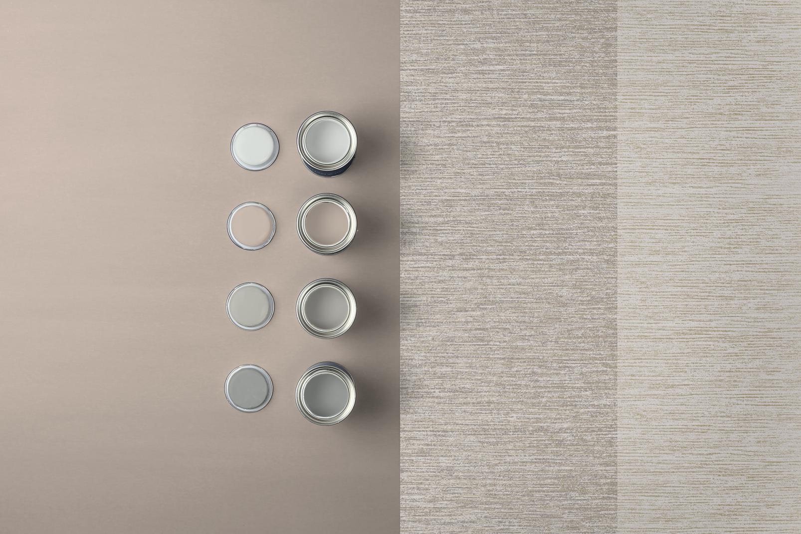Atelier Stripe Stone Wallpaper