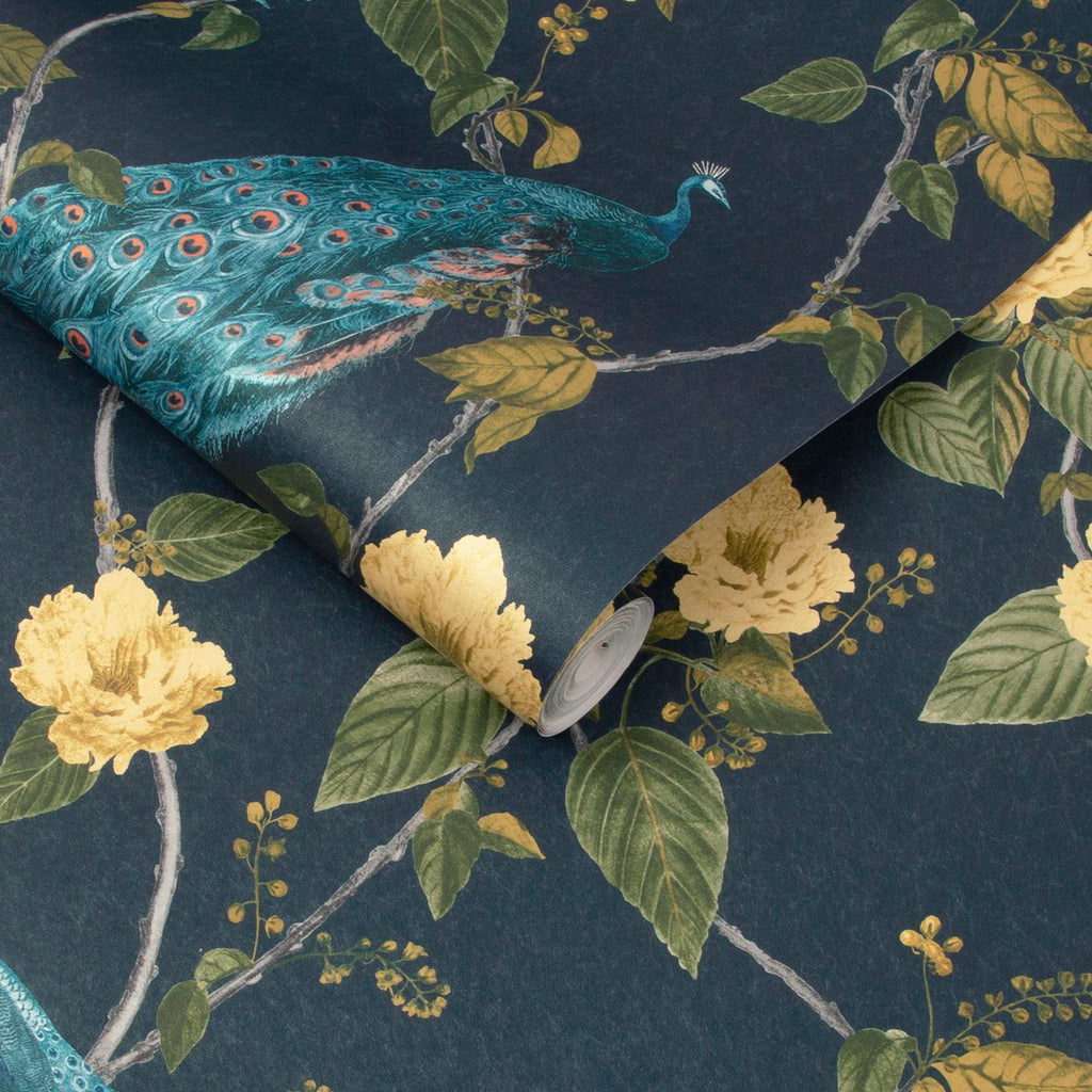 Resplendence Navy Wallpaper