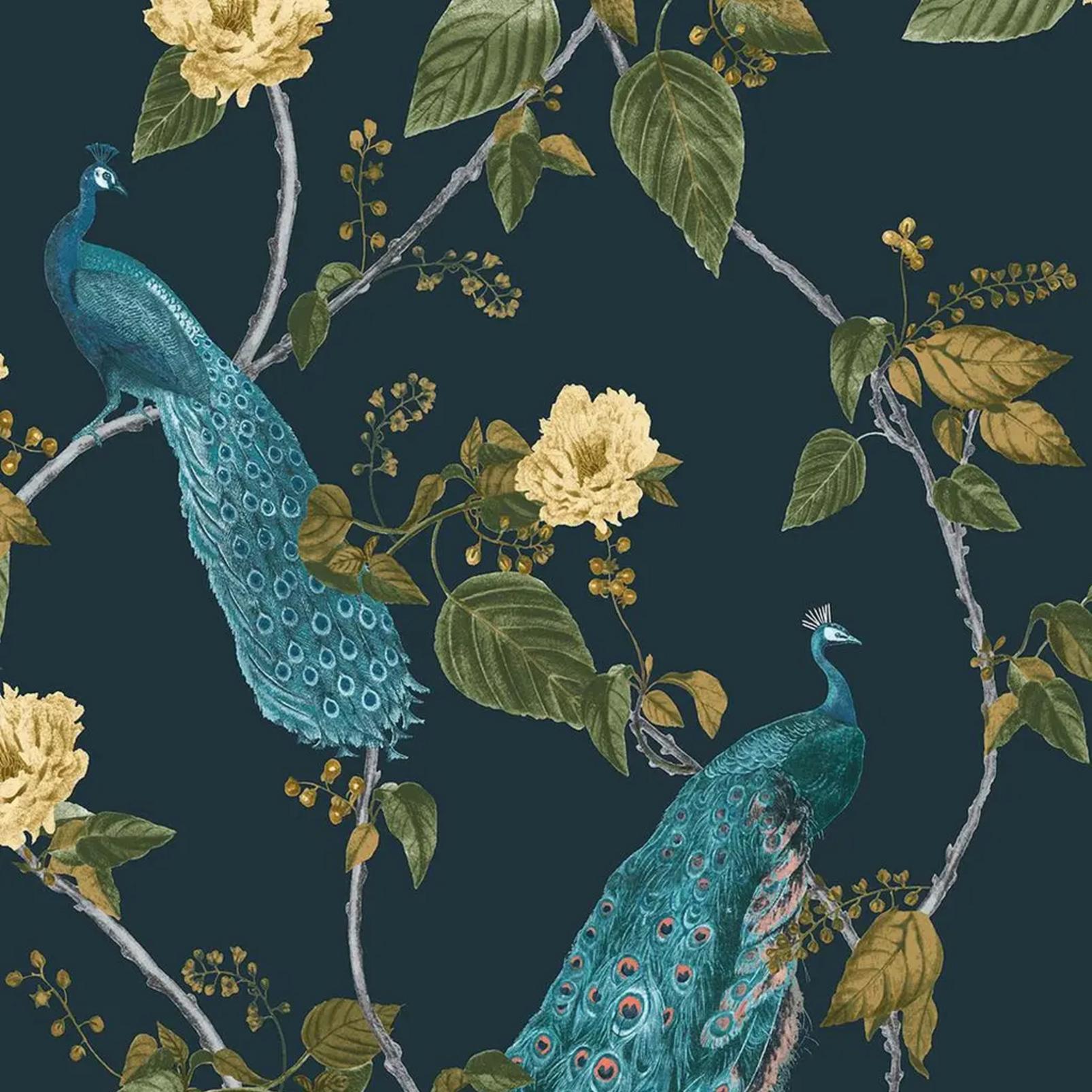 Resplendence Navy Wallpaper
