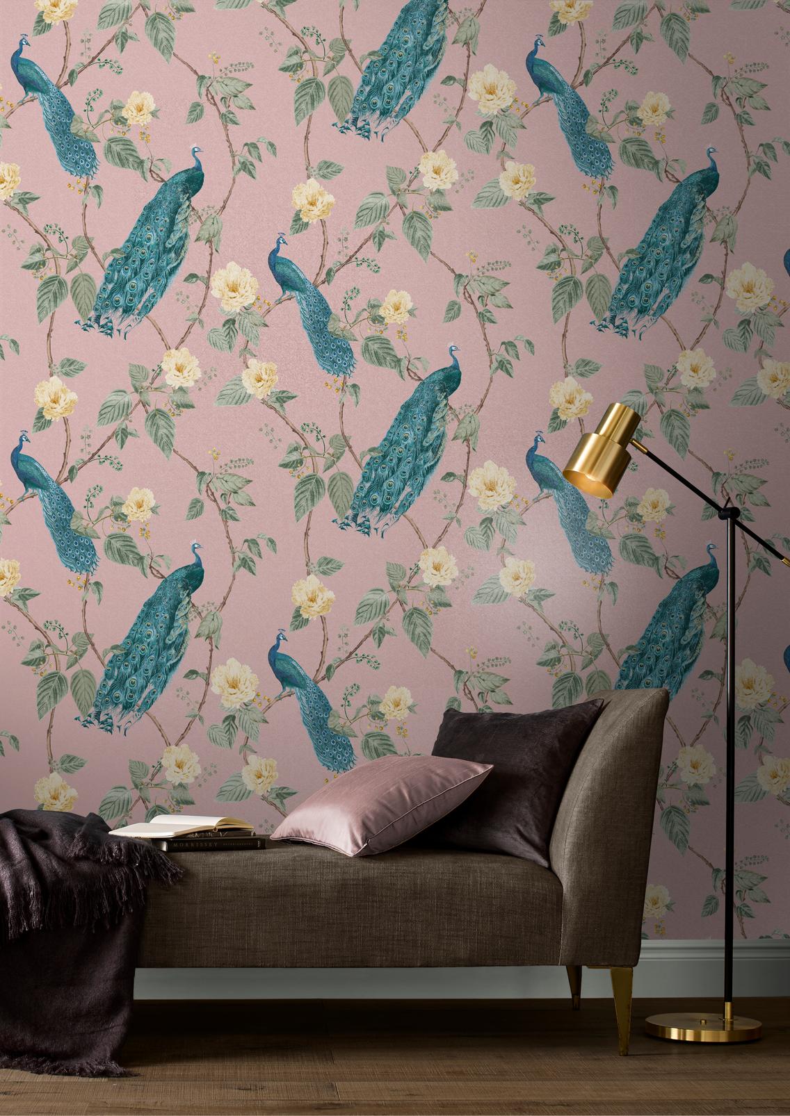 Resplendence Blush Wallpaper