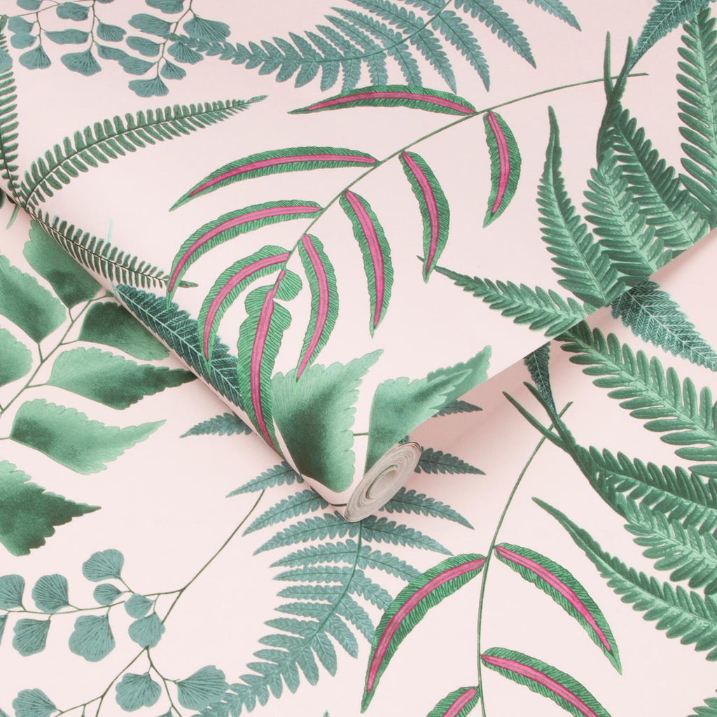 Midsummer Fern Blush Wallpaper