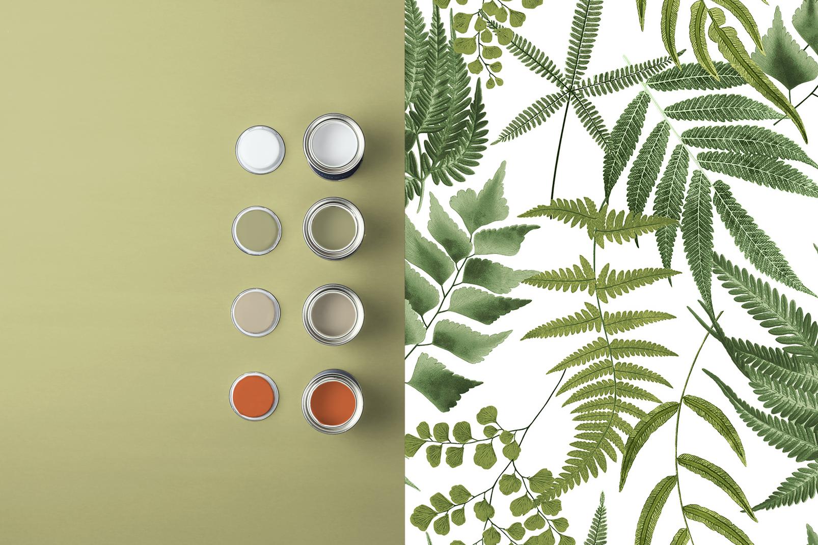 Midsummer Fern Lush Wallpaper