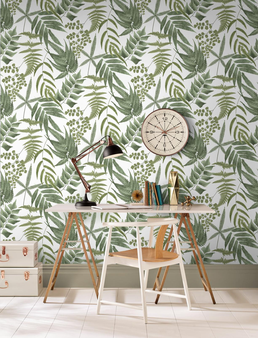 Midsummer Fern Lush Wallpaper