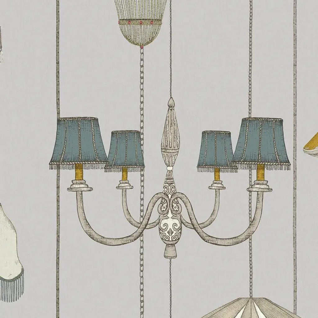 Drawing Room Grey Wallpaper