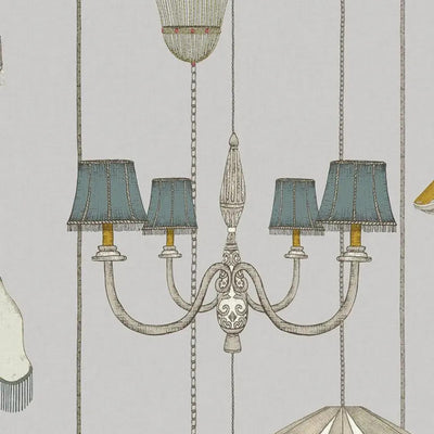 Drawing Room Grey Wallpaper